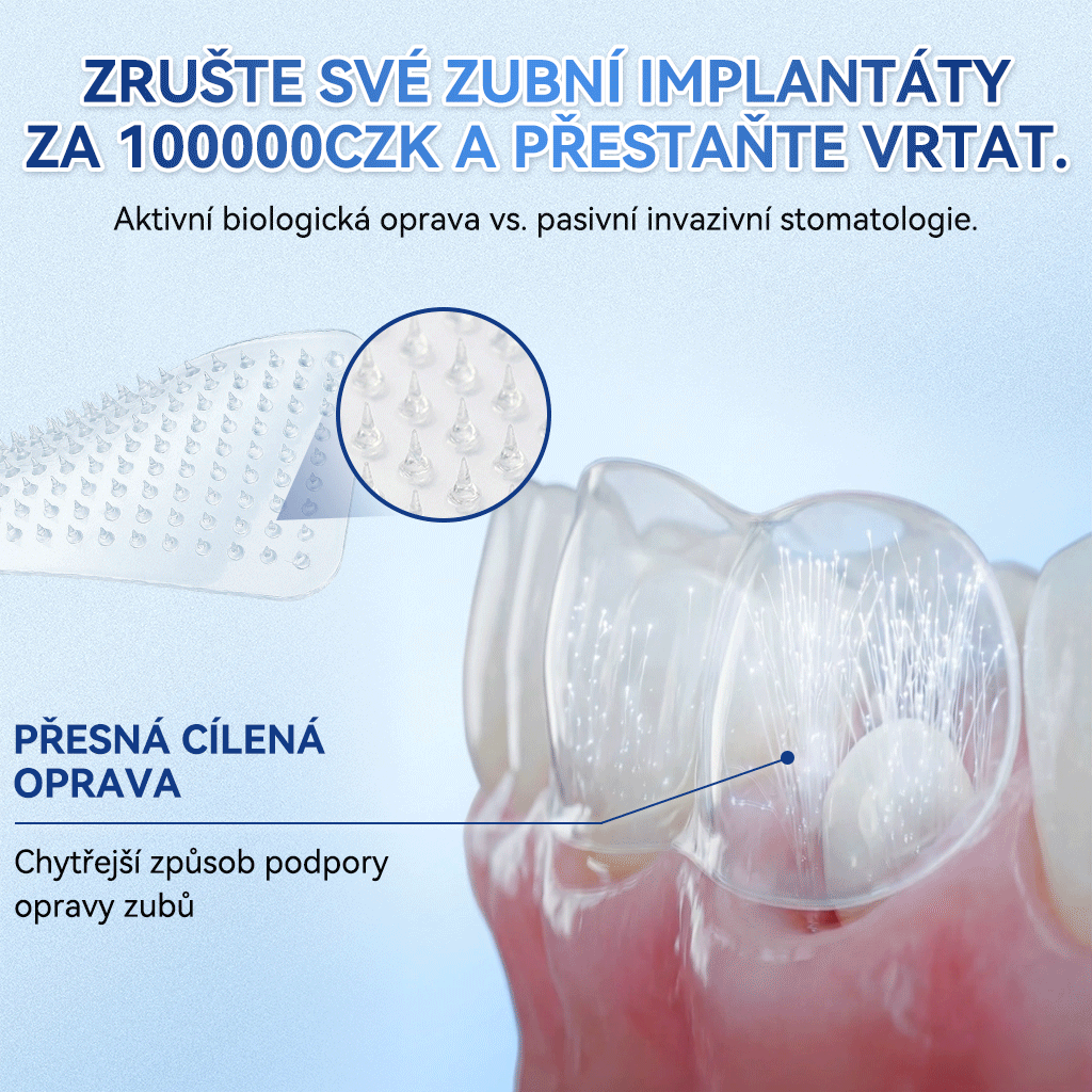 🎊Glimmerly® 🦷Microneedle naplast pro opravu zubi a dasni s Tideglusibem  |Pokročilé zubní pásky s aktivací kmenových buněk (obnovuje sklovinu a dentin • posiluje dásně • odstraňuje plak a zápach • zastavuje citlivost zubů) 3.0