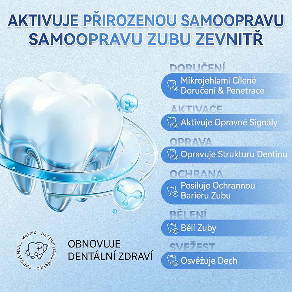 🎊Glimmerly® 🦷Microneedle naplast pro opravu zubi a dasni s Tideglusibem  |Pokročilé zubní pásky s aktivací kmenových buněk (obnovuje sklovinu a dentin • posiluje dásně • odstraňuje plak a zápach • zastavuje citlivost zubů) 3.0