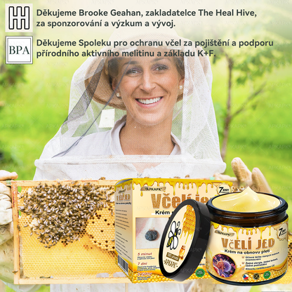 🐝Dermatologicky a klinicky testováno👩‍⚕️APKAPK®Bee Venom Krém na obnovení pleti🐝 pomáhá při léčbě kožních problémů, jako jsou: vrásky, jizvy, pigmentové skvrny, strie, akné, psoriáza, ekzém, kožní změny, podráždění, záněty a další kožní problémy.