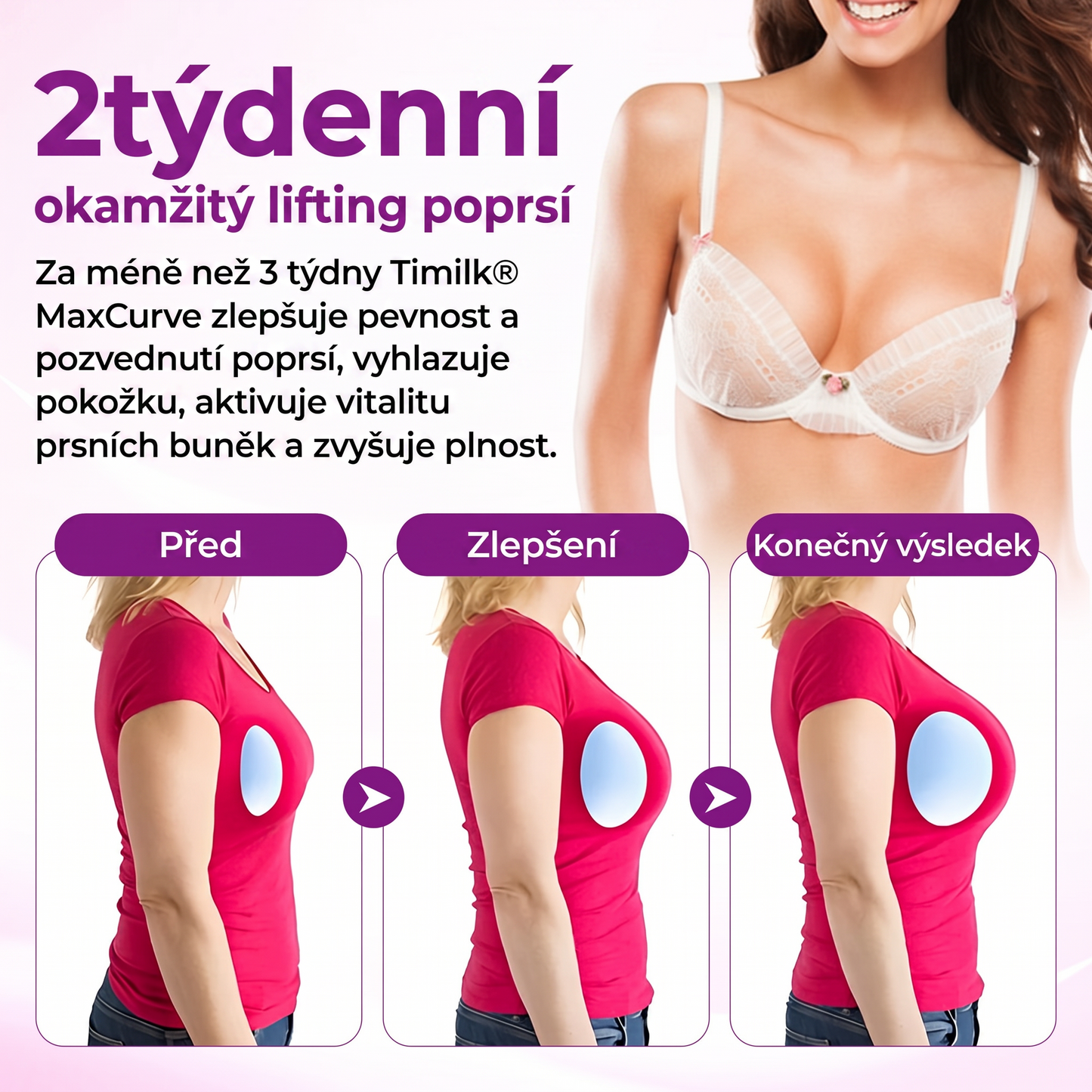 ✔️Timilk® MAXKŘIVKY TVAROVACÍ A OBJEMOVÝ PRSNÍ OLEJ